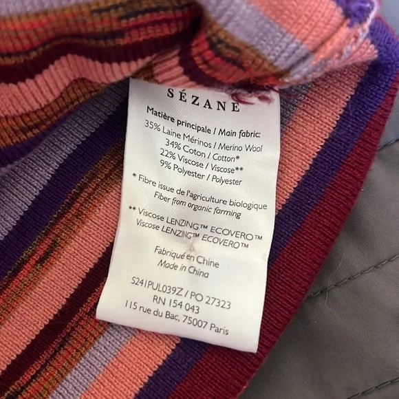 Sezane Clovis Jumper New Without Tags - Picture 5 of 6